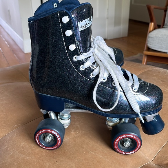 Impala Navy Sparkle Rollerskate - W 7 - Picture 7 of 8